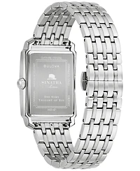 Bulova Men's The Very Thought of You Frank Sinatra Special Edition Stainless Steel Bracelet Watch 30mm