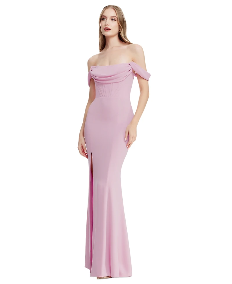 Dress the Population Women's Melania Corset Gown