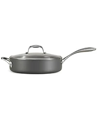 Tramontina OnyxPro 5.5-Quart Hard Anodized Nonstick Deep Saute Pan with Lid