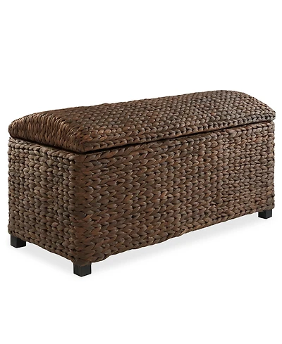 Casafield 36" Storage Trunk with Curved Lid, Safety Hinge