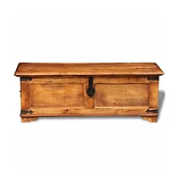 Storage Chest Rough Mango Wood