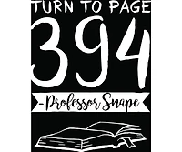 Harry Potter Big & Tall Turn to Page 394 Black T-shirt-4XL