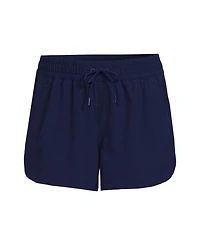 Lands' End Plus 3" Packable Cover-up Swim Shorts