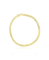 The Lovery Mini Herringbone Bracelet 14K Yellow Gold - 3 millimeters