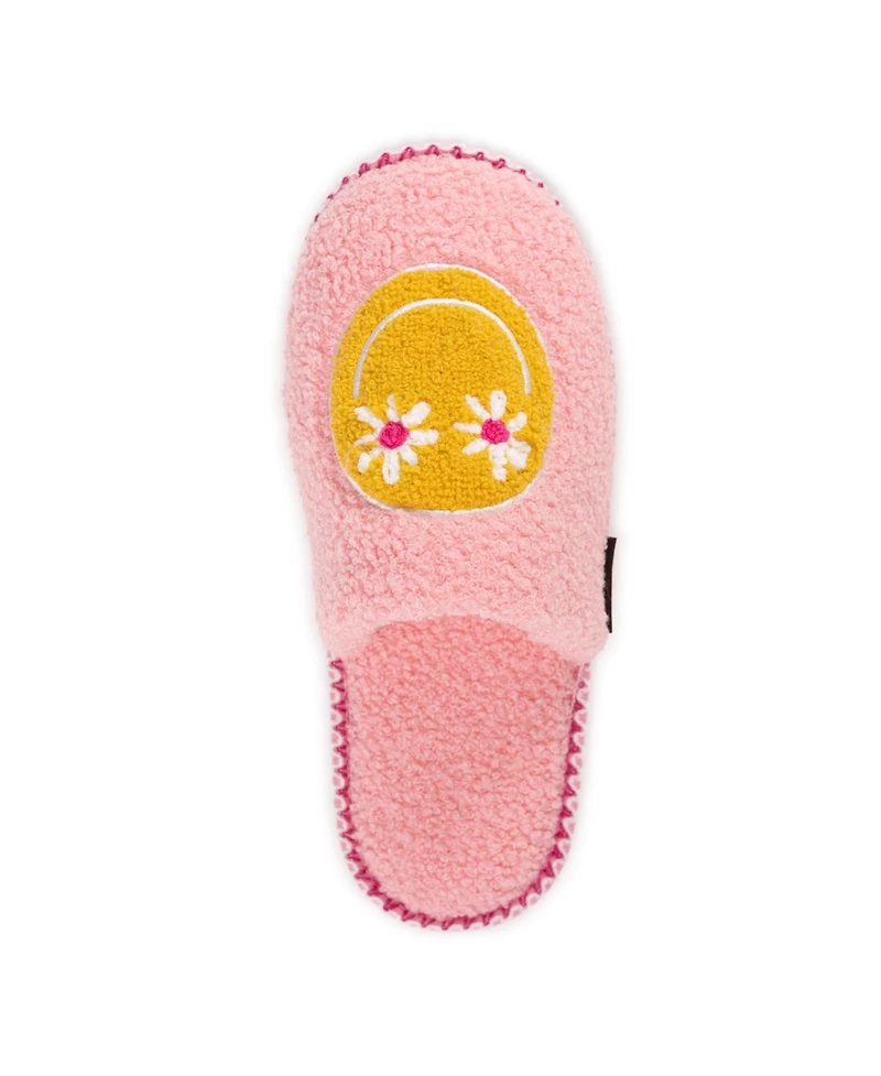 Muk Luks Women's Novelty Punch Needle Scuff
