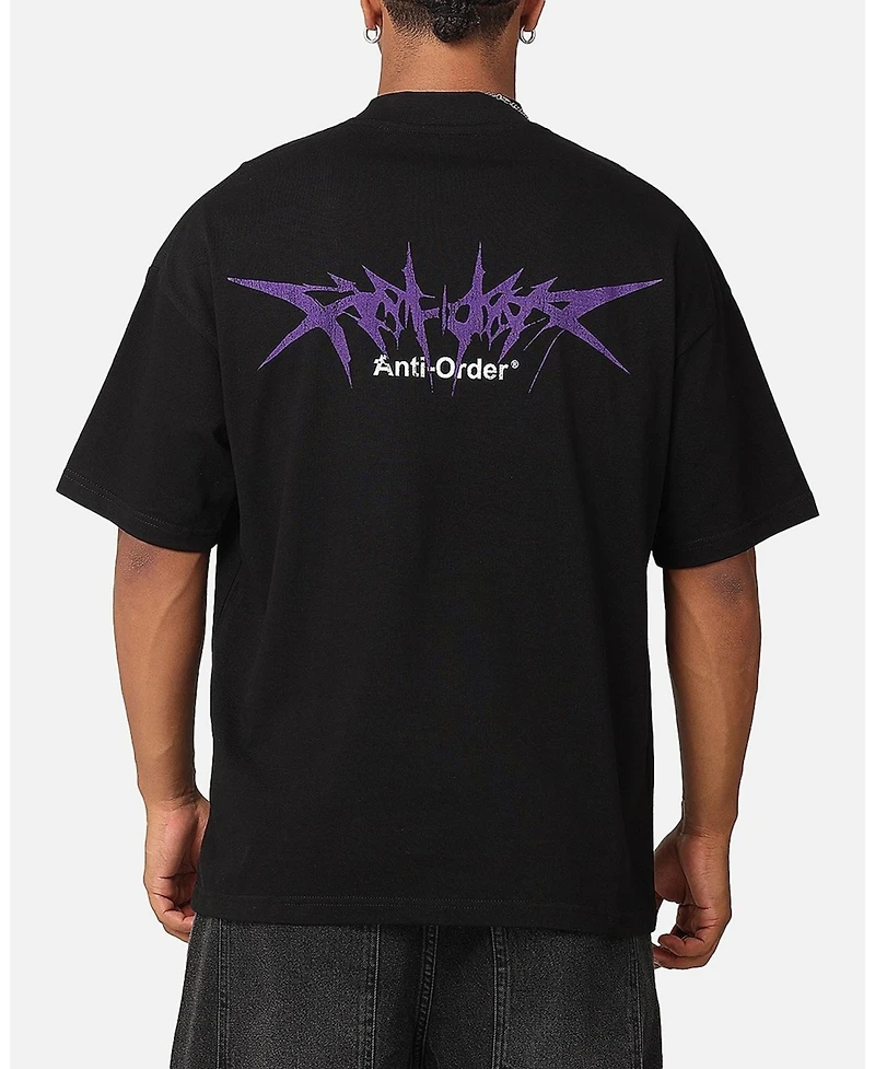 Metal Mock Neck T-Shirt