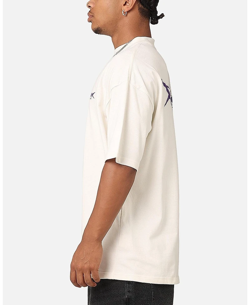 Metal Mock Neck T-Shirt