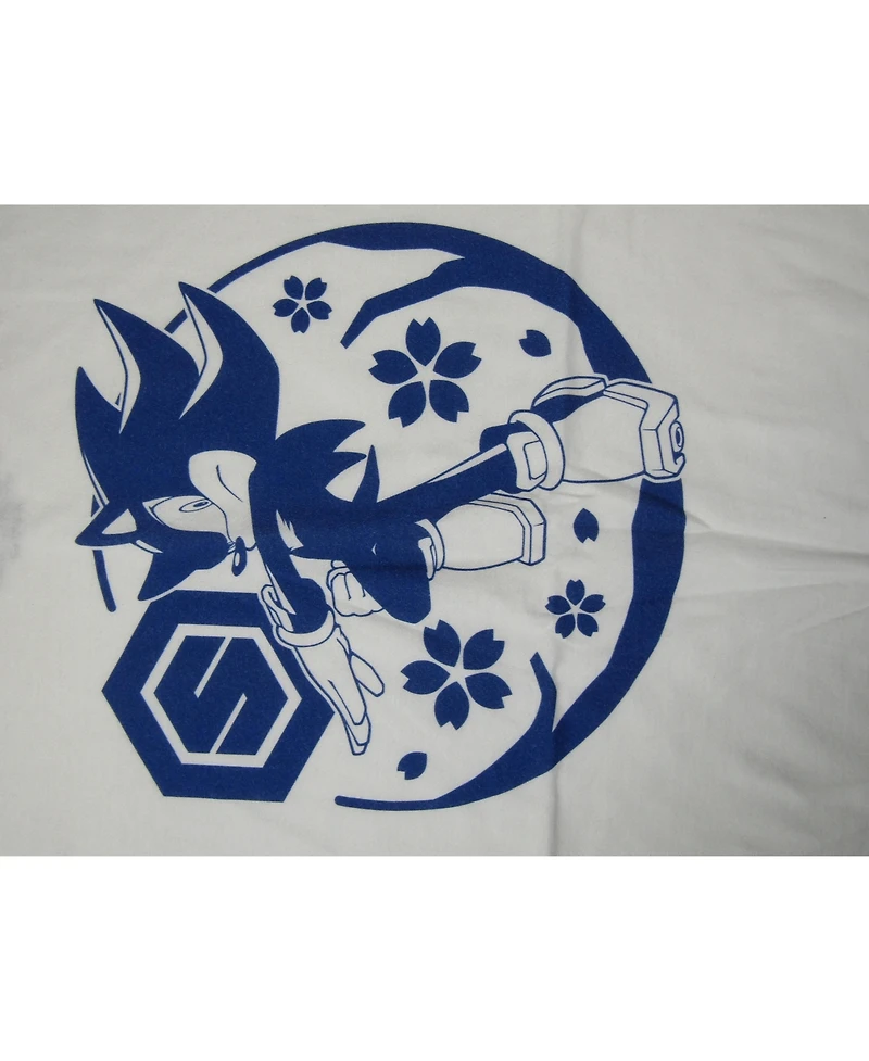Sonic the Hedgehog Men's Modern Character White Graphic Tee - S
