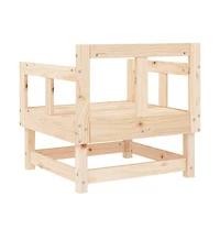 Patio Chairs 2 pcs Solid Wood Pine