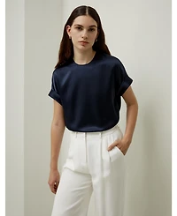 Lilysilk Women's Contemporary Oversized Silk Top