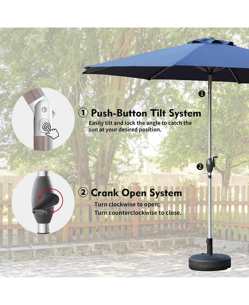 Mondawe 10FT Patio Umbrella