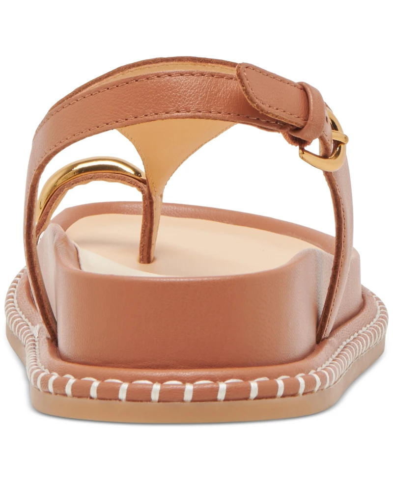 Dolce Vita Women's Stefan Toe Ring Thong Jewelry Footbed Flat Sandals