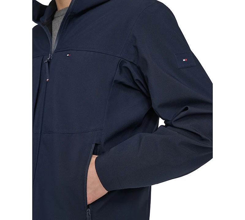 Tommy Hilfiger Men's Softshell Rain Hoodie