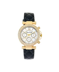 Jessica Carlyle Women's Cognac Leather Strap Analog Watch, 36mm