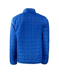 Cutter & Buck Men's Royal Buffalo Bills Rainier PrimaLoft Eco Insulated Full-Zip Puffer Jacket