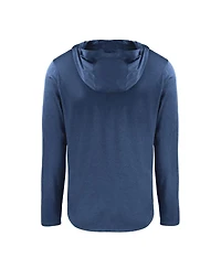 Cutter & Buck Men's Navy Notre Dame Fighting Irish Play Like A Champion Today Coastline Epic Comfort Eco Long Sleeve Hoodie T-Shirt