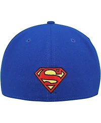 New Era Men's Blue Superman 59FIFTY Fitted Hat