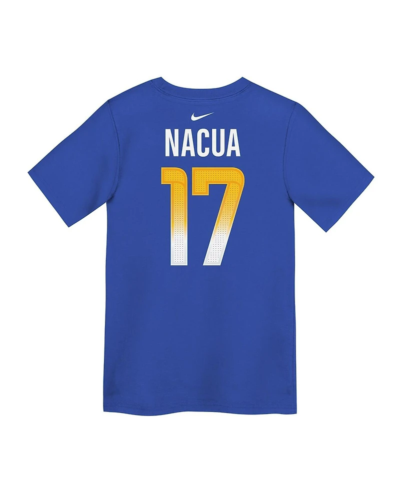 Nike Preschool Puka Nacua Royal Los Angeles Rams Player Name Number T-Shirt