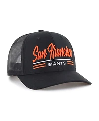 '47 Brand Men's Black San Francisco Giants Garner Trucker Adjustable Hat