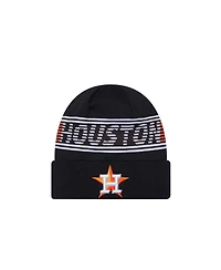 New Era Men's Navy Houston Astros Authentic Collection Cuffed Knit Hat