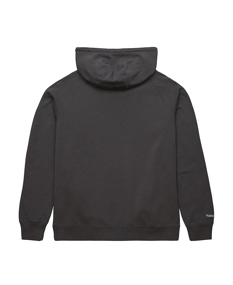 Mitchell & Ness Women's Gray Philadelphia Eagles Funnel Neck Pullover Hoodie