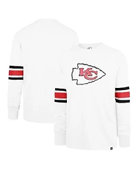 '47 Brand Men's White Kansas City Chiefs Gridiron Premier Brex Long Sleeve T-Shirt