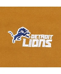 Dunbrooke Men's Tan Detroit Lions Big Tall Dakota Canvas Hoodie Full-Zip Jacket