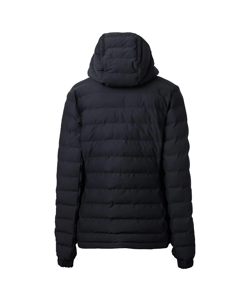 Cutter & Buck Women's Black Buffalo Bills Mission Ridge Eco Insulated Full-Zip Hoodie Puffer Jacket