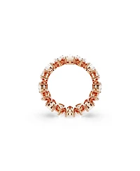 Swarovski Matrix Vittore Rose Gold-Tone Pear Cut Ring
