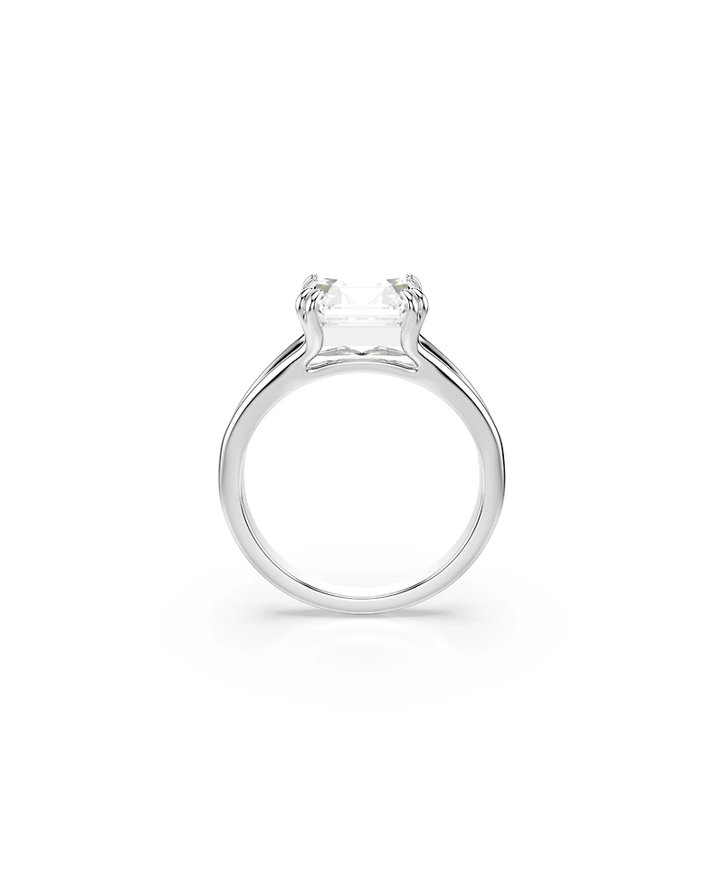 Swarovski Stilla Rhodium Plated Octagon Cut Ring