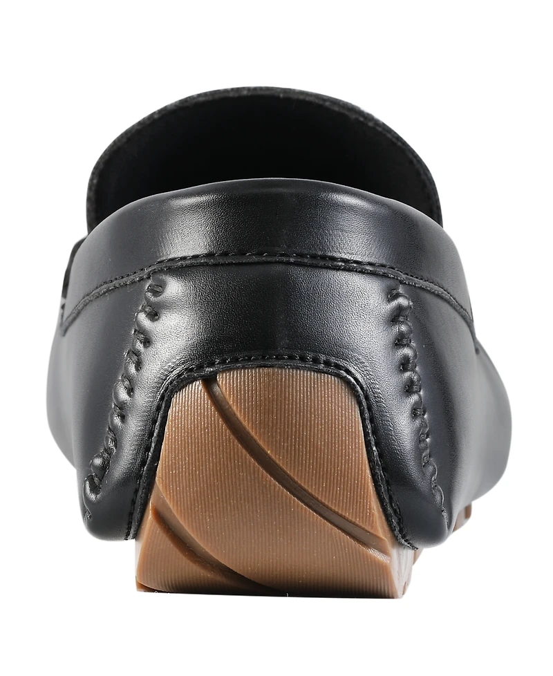 Guess Men's Ansto Logo Bit Detailed Driving Loafers