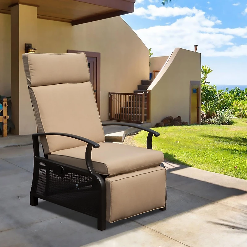 Mondawe Adjustable Patio Recliner Chair Lounge Chairs