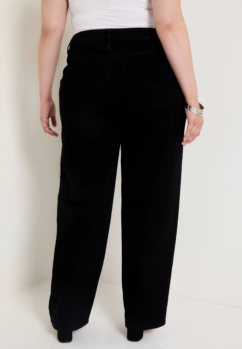 June + Vie Women's Curvie Fit High-Waisted Straight-Leg Jean