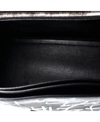 Pre-Owned Balenciaga Medium Graffiti Crush Chain Flap Bag Leather