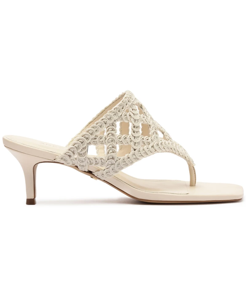 Arezzo Women's Brie Mid Stiletto Slip-On Sandals