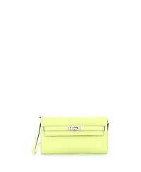 Pre-Owned HERMES Kelly To Go Wallet Chevre Mysore