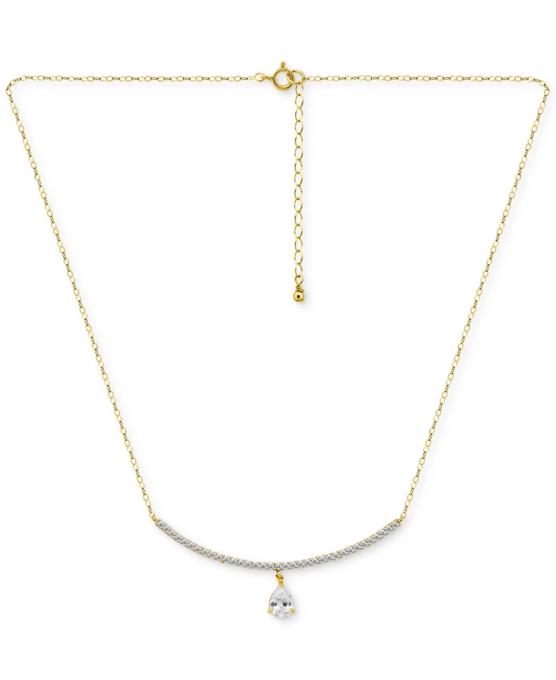 Giani Bernini Cubic Zirconia Pendant Necklace (1-7/8 ct. t.w.) Sterling Silver, 16" + 2" extender