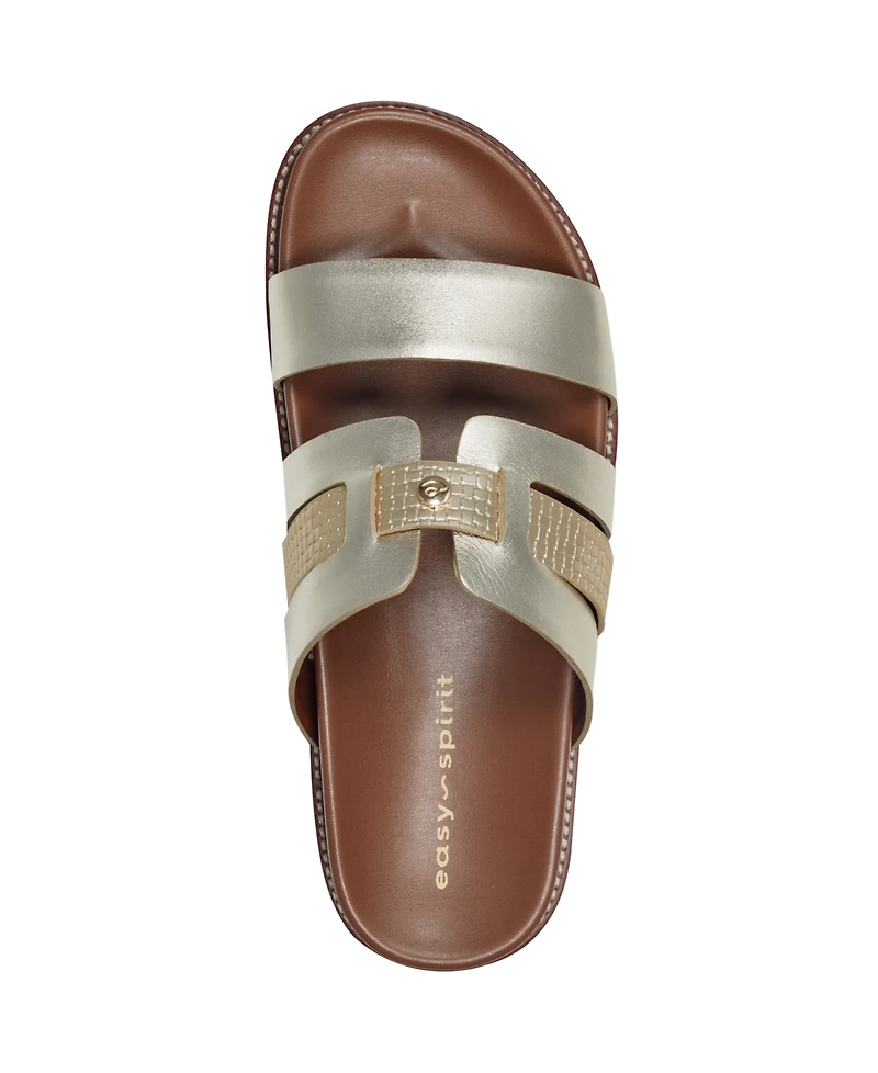 Easy Spirit Women's Trevin Banded Slip-On Sandals