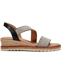 Easy Spirit Women's Sabina Strappy Low Wedge Sandals