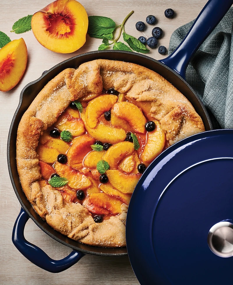 Tramontina Bestow 10-Inch Cast Iron Enameled Skillet with Lid