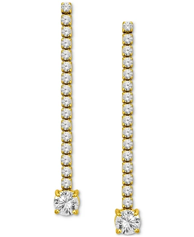 Giani Bernini Cubic Zirconia Linear Drop Earrings, Exclusively at Macy's