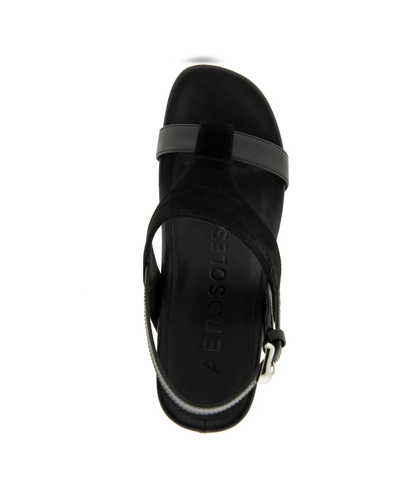 Aerosoles Women's Mackenzie Round Toe Platform Sandals