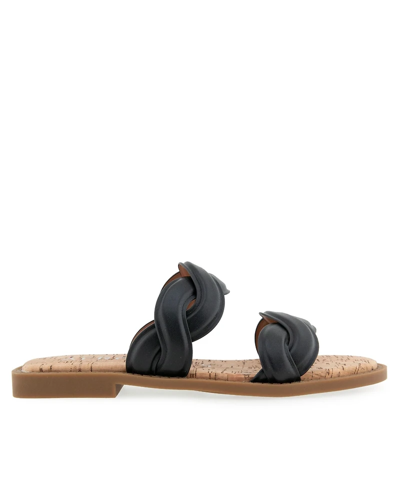 Aerosoles Women's Colette Round Toe Slide Sandals