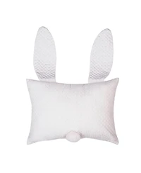 13" x 18" Flap Ears Bunny Girl Decorative Throw Pillow