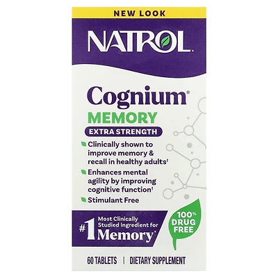 Natrol Cognium Memory Extra Strength 200 mg