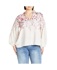 Plus Size Keyla Print Shirt