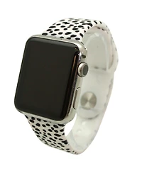 Olivia Pratt Cheetah Polka Dot Printed Silicone Apple Watch Bands