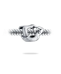 Bling Jewelry Yogi Gymnastics Yoga Pose Charm Bead Sterling Silver European Bracelet