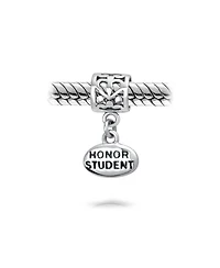 Bling Jewelry Graduate Dangle Charm Bead Sterling Silver European Bracelet