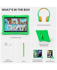 Contixo K103 10" Kids Tablet - 8-Core 2.0GHz, 3GB Ram, 32GB Storage, Android 13, Preloaded with 80 Disney E-books & Academy